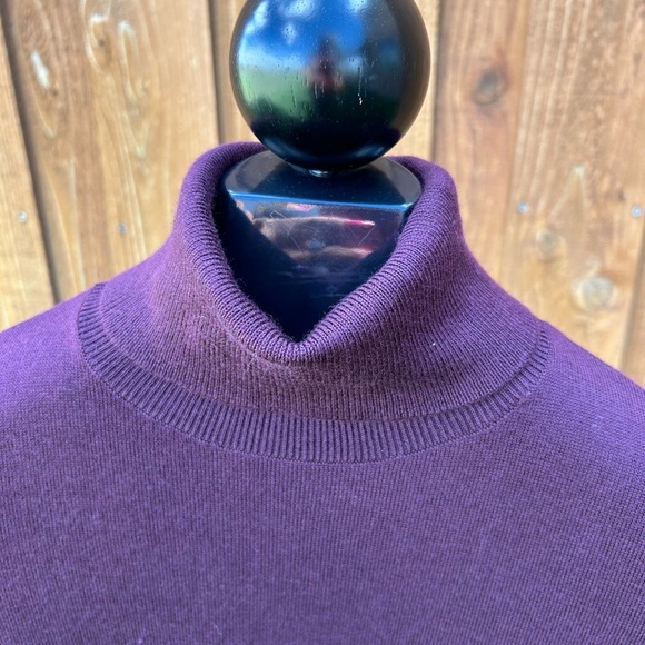 NWT Express Men’s XS Turtleneck Maroon - Picture 2 of 6